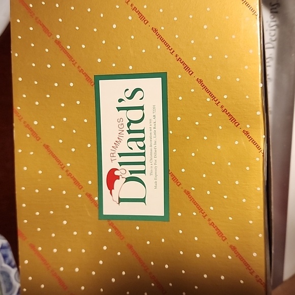 Vintage Dillard's trimmings ornaments 2 snowman snowmen - Picture 3 of 3